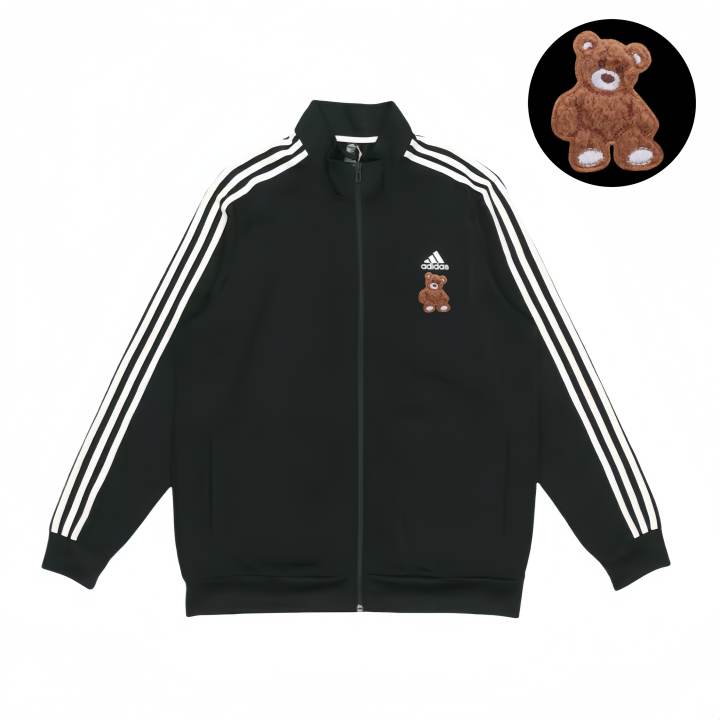 Adidas Adidas Jackets Unisex Black Stand Collar Moderate Pilot