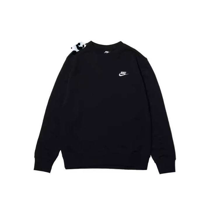 Nike Nike Sweatshirts Men's Black Crew Neck Moderate Regular