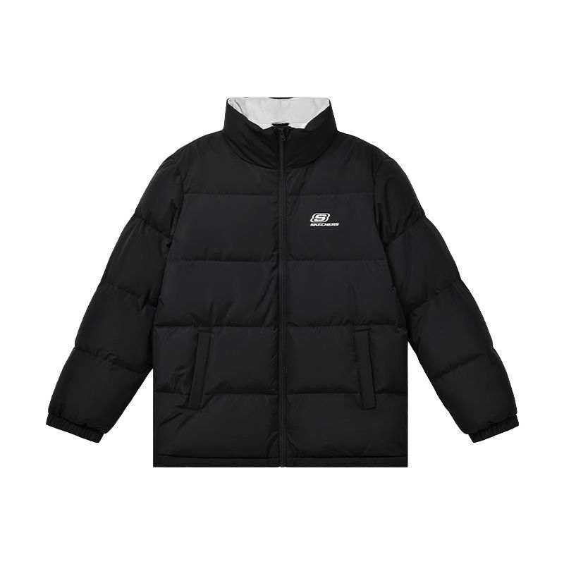 Skechers Sports League Collection Down Jacket Unisex Carbon Black