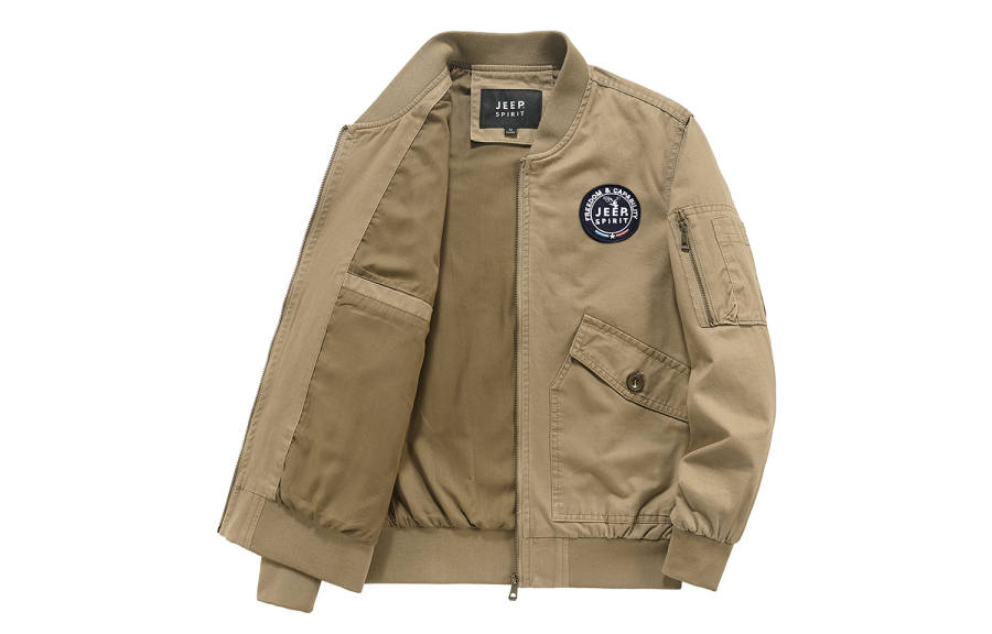 JEEP SPIRIT Jackets Men's Baseball Collar Moderate Workwear
