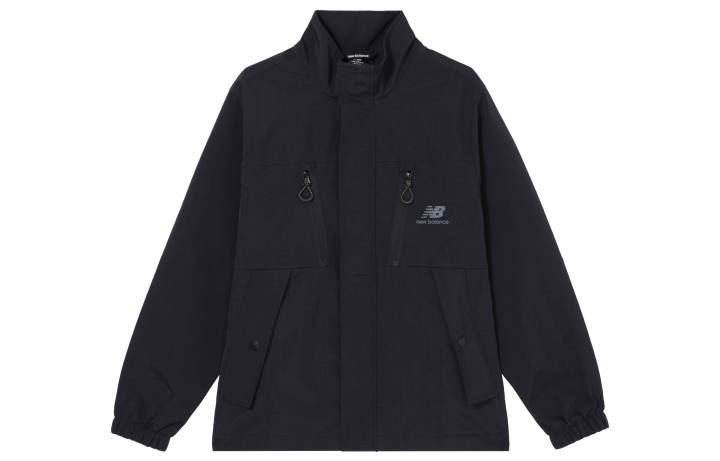 New Balance New Balance Jackets Men's Black Stand Collar Moderate Workwear