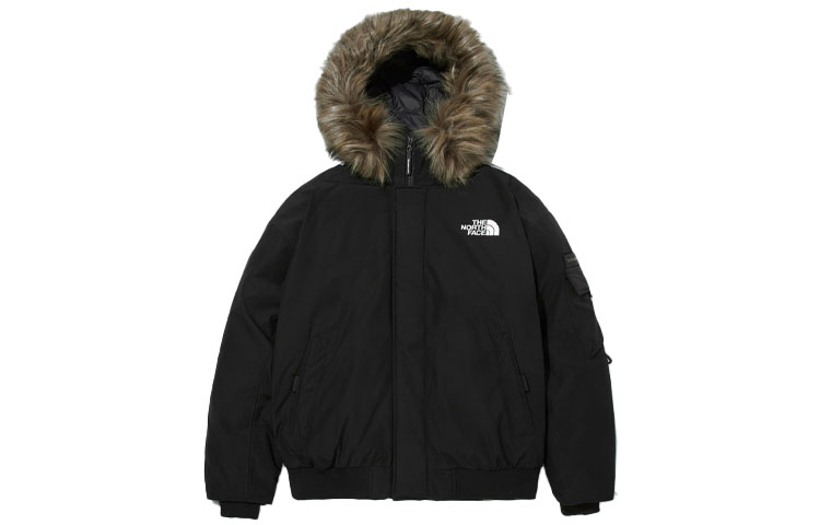 THE NORTH FACE Down Jackets Unisex Black Hooded Moderate Other