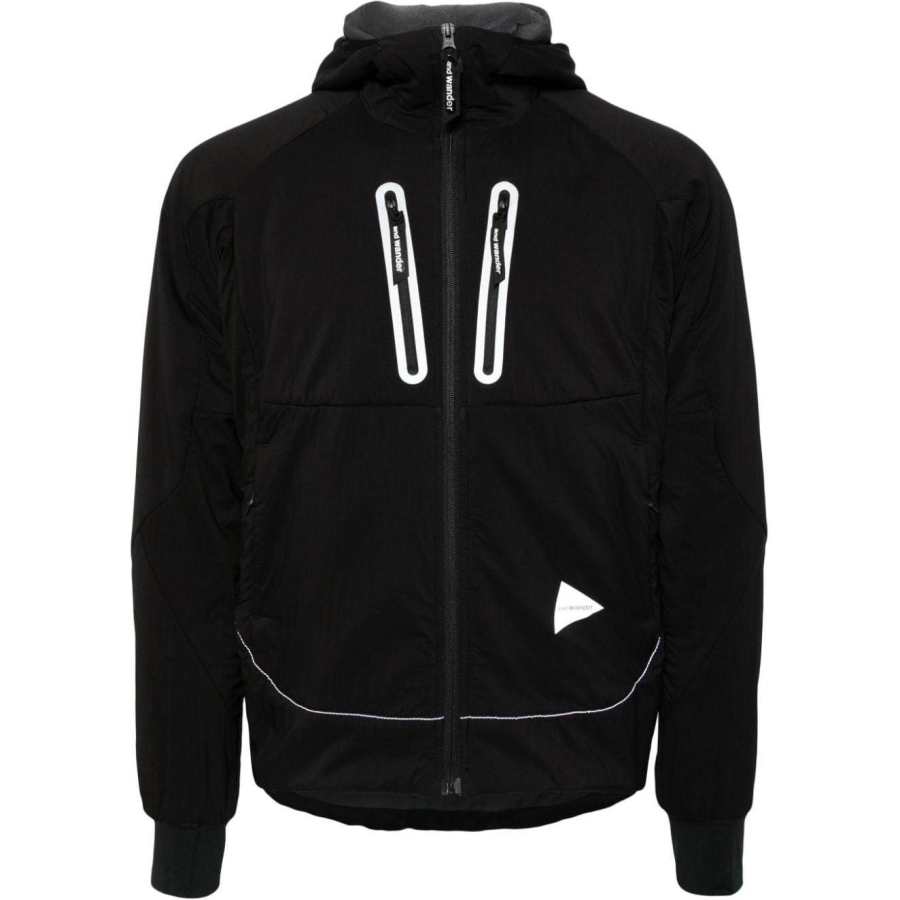 And Wander And Wander hooded zip-up jacket