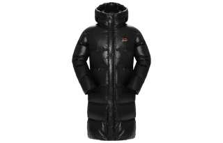 OZARK GEAR Down Jackets Unisex Black Hooded Thickened Other