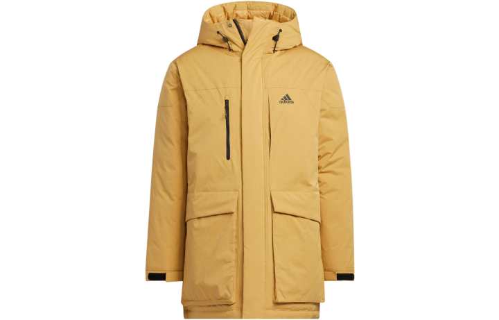 Adidas Adidas Down Jackets Men's Yellow Hooded Moderate Other