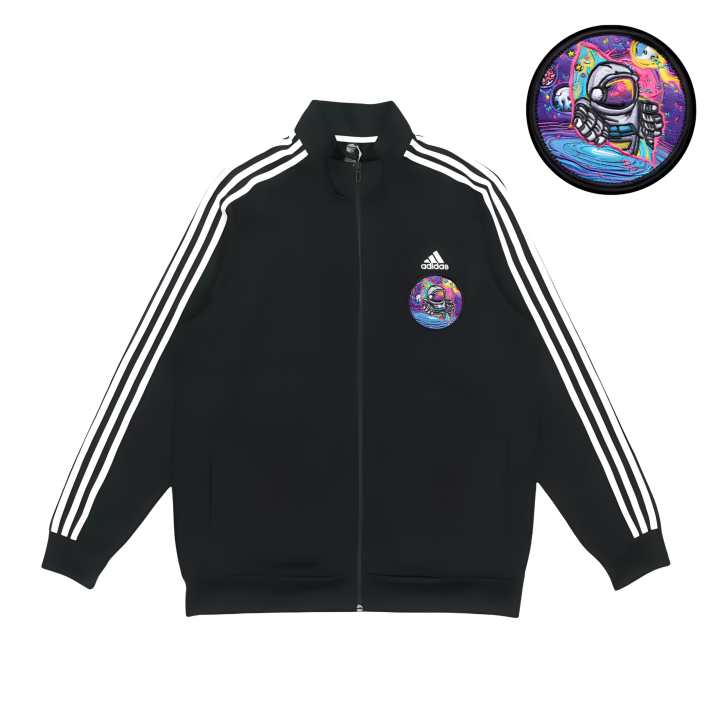 Adidas Adidas Jackets Unisex Black Stand Collar Moderate Pilot