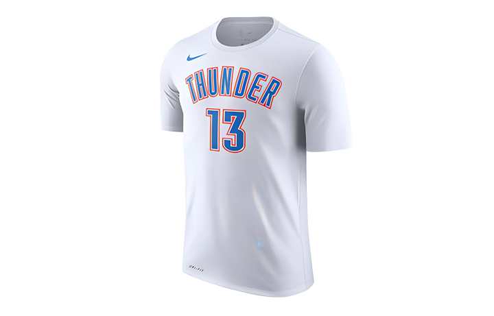 Nike Nike T Shirts Men's White Crew Neck Moderate Straight Fit