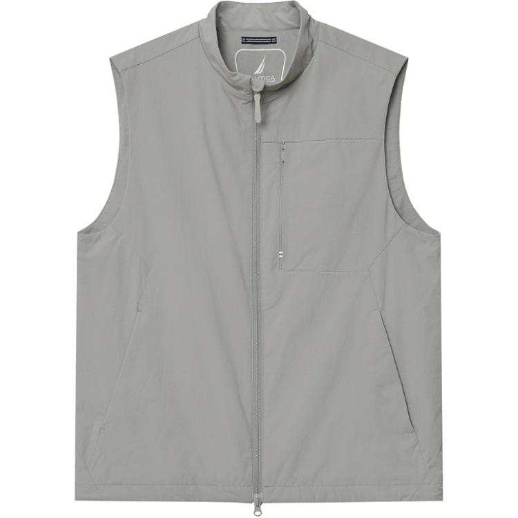 NAUTICA Vests Men's Stand Collar Moderate Other
