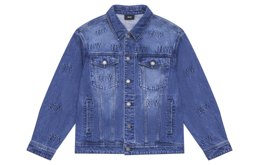 MLB MLB MONOGRAM 24FW Denim Jacket Unisex Indigo