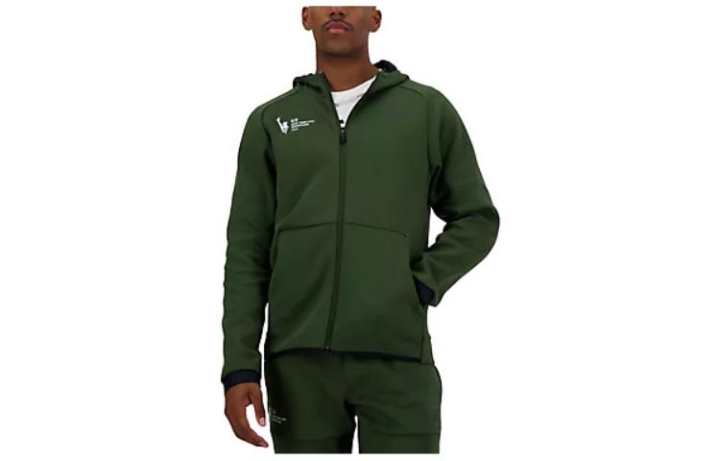 New Balance New Balance Jackets Men's Green Hooded Moderate Other