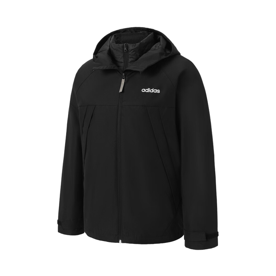 Adidas Adidas Jackets Unisex Black Hooded Moderate Other