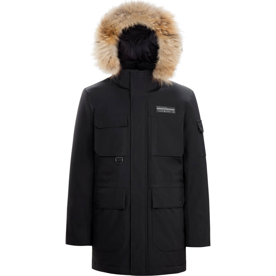 CAMEL CAMEL Down Jackets Men's Detachable Hood Thickened Parka Down Jacket
