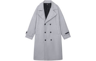 KW Coats Unisex Suit Collar Thickened Straight Fit