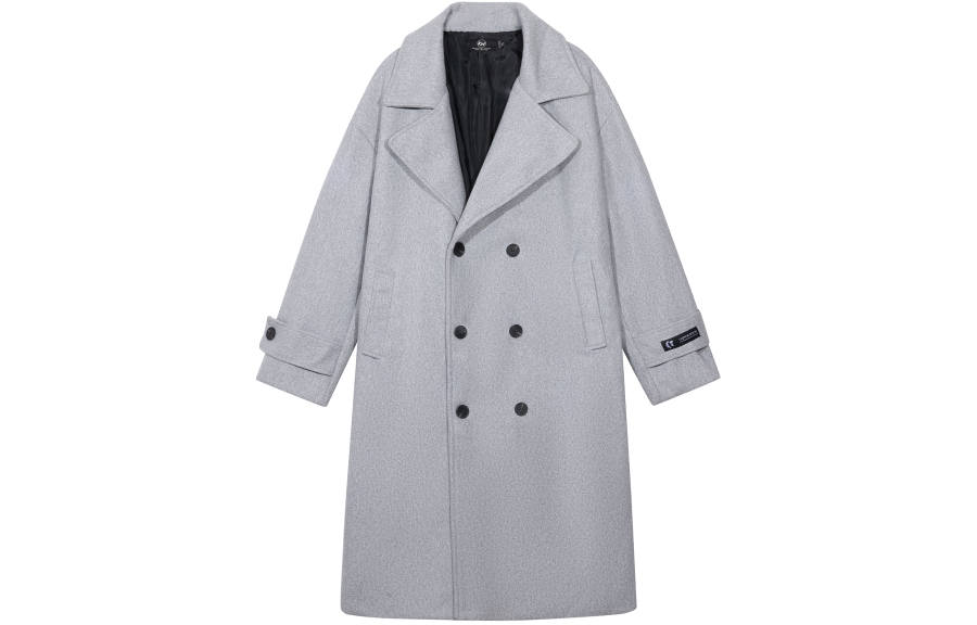 KW Coats Unisex Suit Collar Thickened Straight Fit