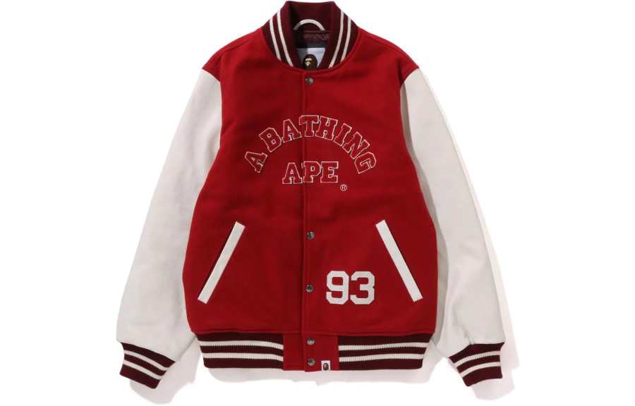 A BATHING APE Bape Giant Ape Head Varsity Jacket