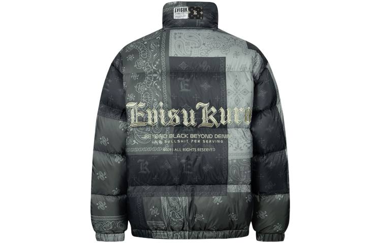 EVISU EVISU Down Jackets Men's Stand Collar Moderate Down Jacket