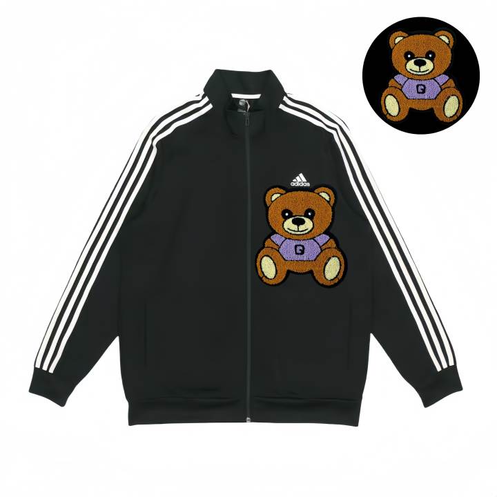 Adidas Adidas Jackets Unisex Black Stand Collar Moderate Pilot