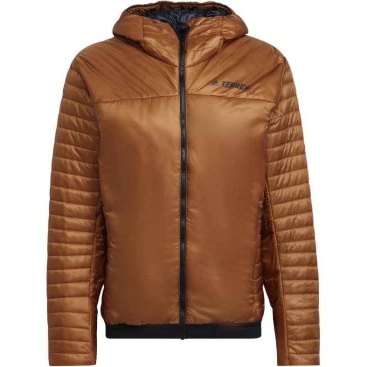 Adidas Adidas TECHROCK PRIMALOFT INSULATED PADDED HOODED JACKET Jackets & Coats Men's Quartz Stone Color