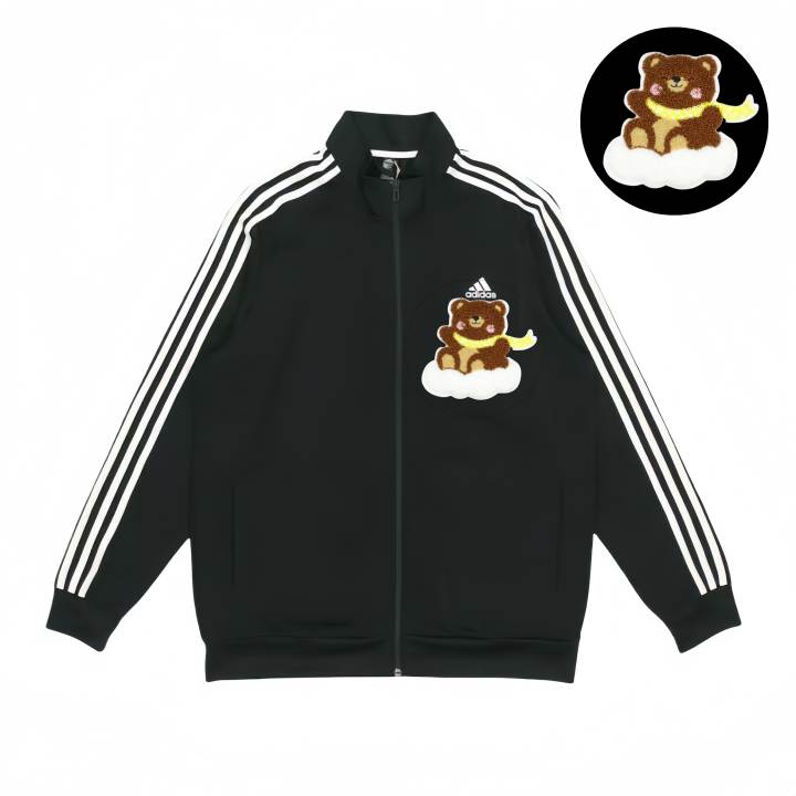Adidas Adidas Jackets Unisex Black Stand Collar Moderate Pilot