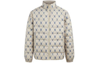 BOSIDENG Letter Aging Down Jackets Unisex Stand Collar Moderate