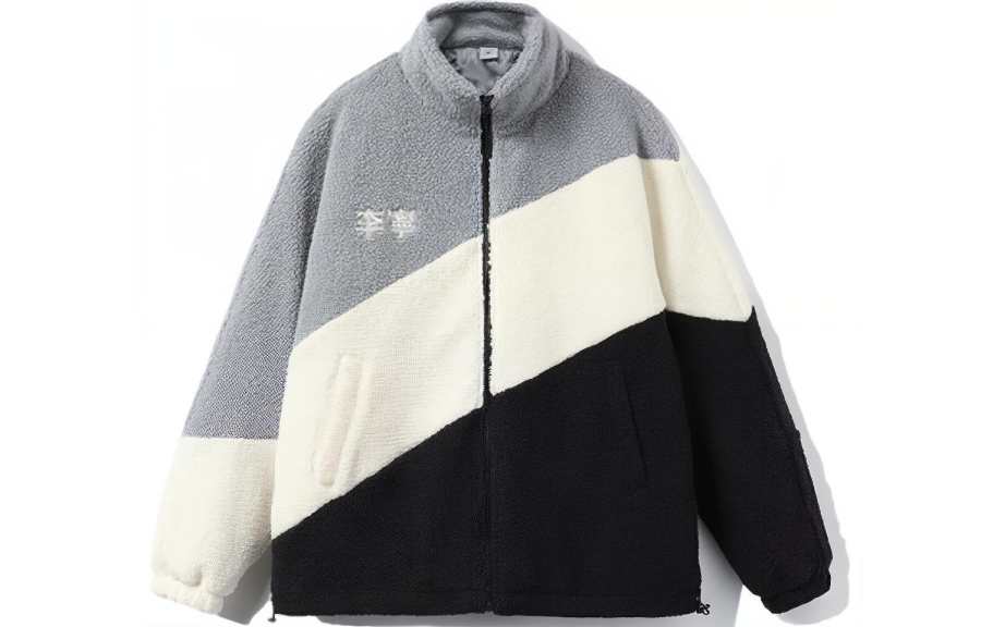 Li-Ning Li Ning Velvet feel Coat Unisex Stone Gray