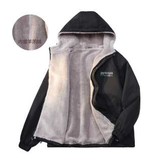 Tre Club Puffer Jackets Unisex Hooded Thickened Puffer Jacket