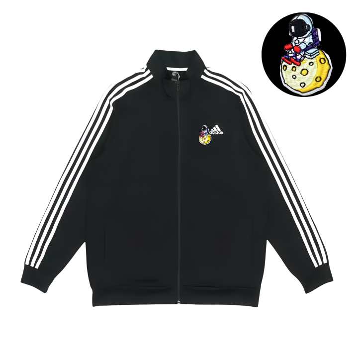 Adidas Adidas Jackets Unisex Black Stand Collar Moderate Pilot