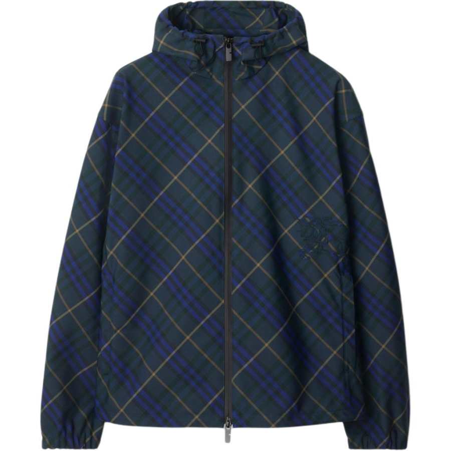 Burberry Burberry Check-Pattern Hooded Jacket