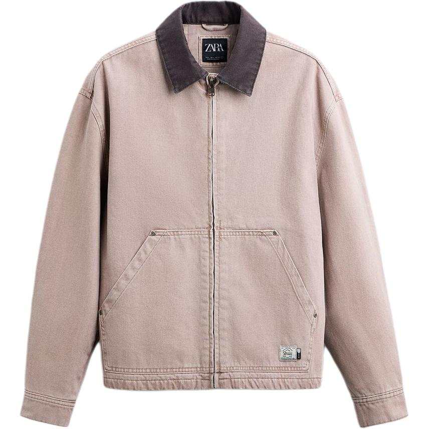 ZARA ZARA Jackets & Coats Men's Light Brown Yellow