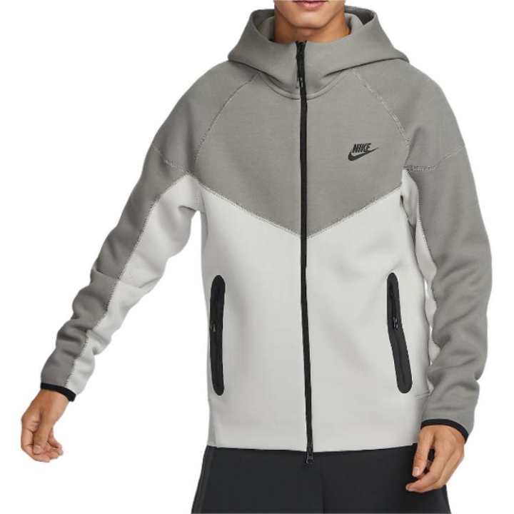Nike Nike Sportswear Tech Fleece Windrunner Jackets & Coats Men's Light Iron Ore Gray/Asphalt Gray/Black