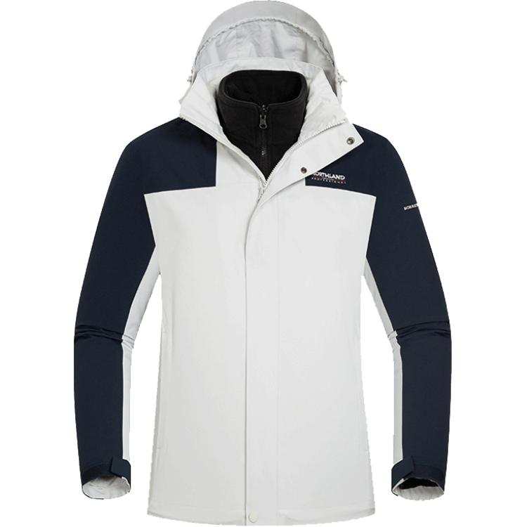 NORTHLAND Hiking Outdoor Adventure Waterproof, Windproof, And Breathable Windbreaker Jacket Unisex Glacier Gray