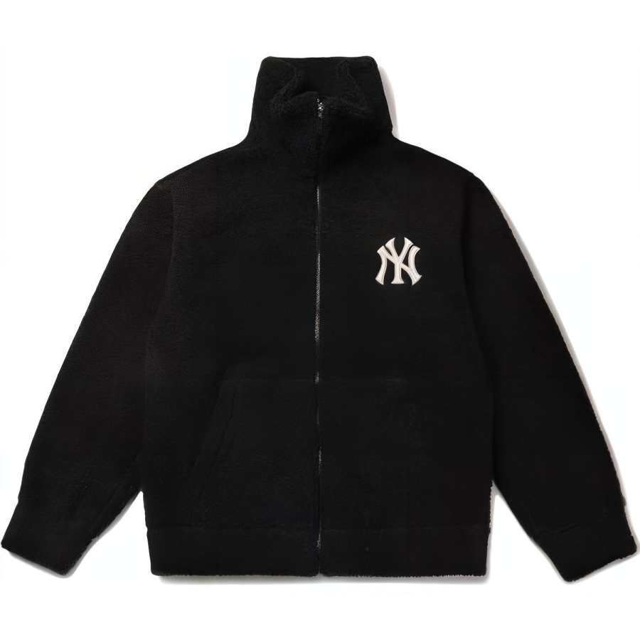 MLB MLB Dumble Velvet Jackets Unisex Black Stand Collar Moderate