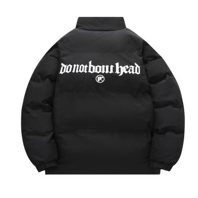 DNBH Puffer Jackets Unisex Stand Collar Thickened Padded Puffer Jacket