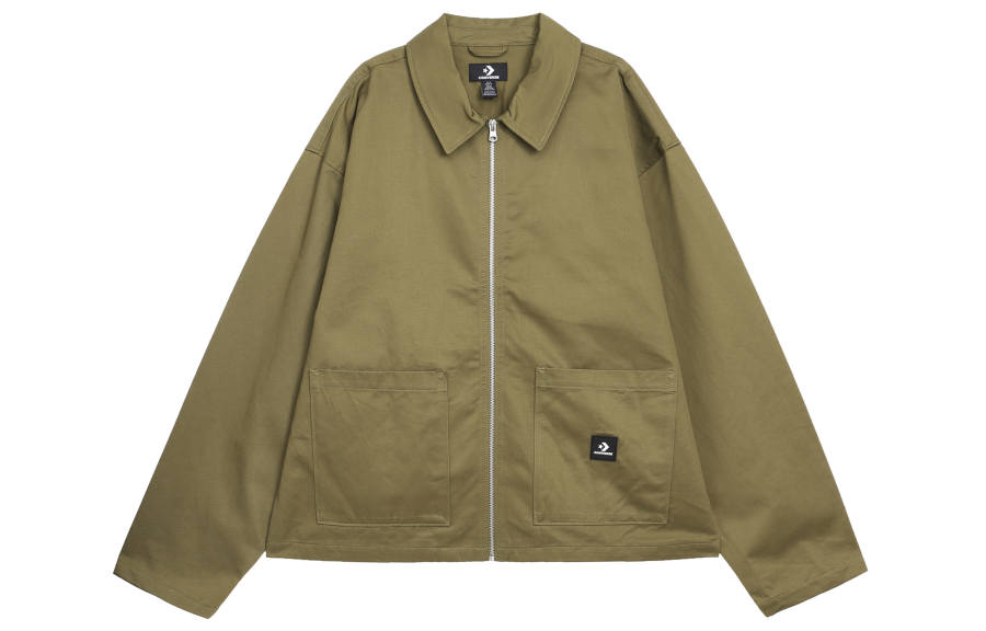 Converse Converse Jackets Men's Green Lapel Moderate Other