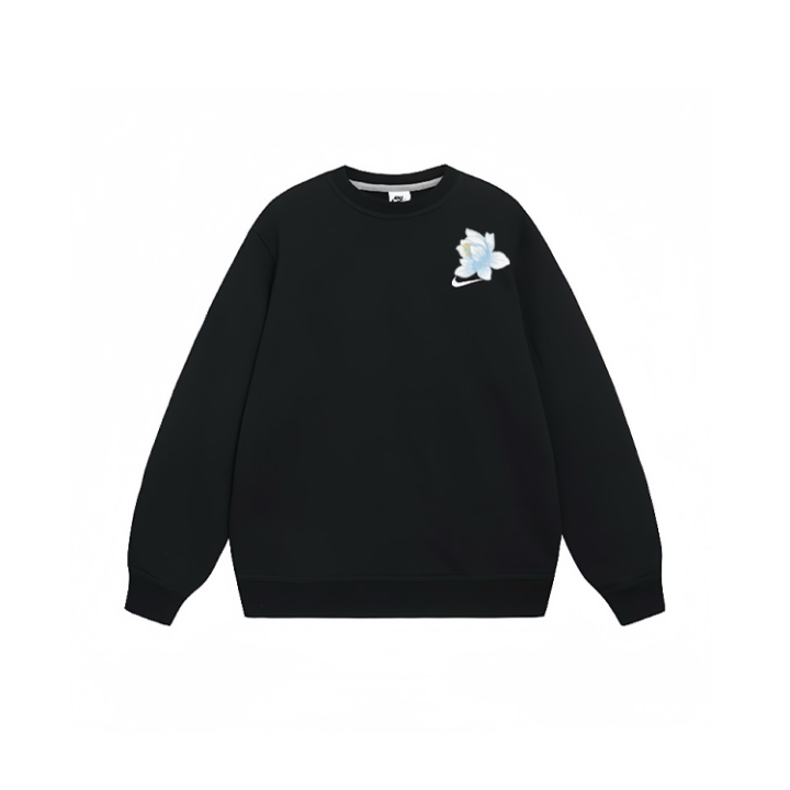 Nike Nike Sweatshirts Unisex Black Crew Neck Moderate Regular