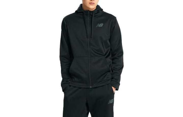 New Balance New Balance Jackets Men's Black Hooded Moderate Other