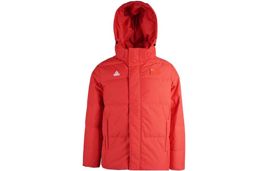 PEAK PEAK Jackets Men's Red Hooded Thickened Other