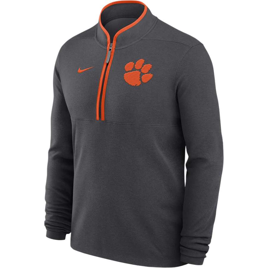 Nike Nike Clemson Tigers Victory Men's Nike Dri FIT College 1/2 Zip Long Sleeve Top