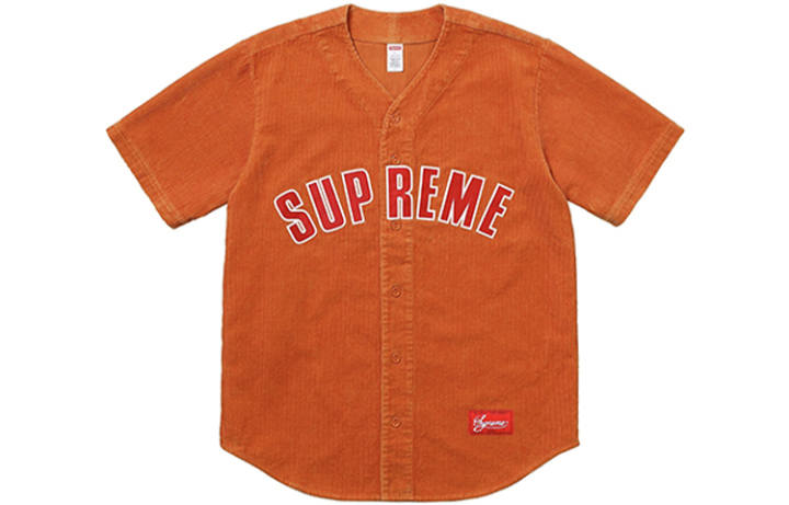 Supreme Supreme Corduroy Baseball Jersey
