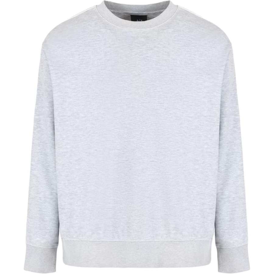 Armani Exchange striped logo-detail sweatshirt