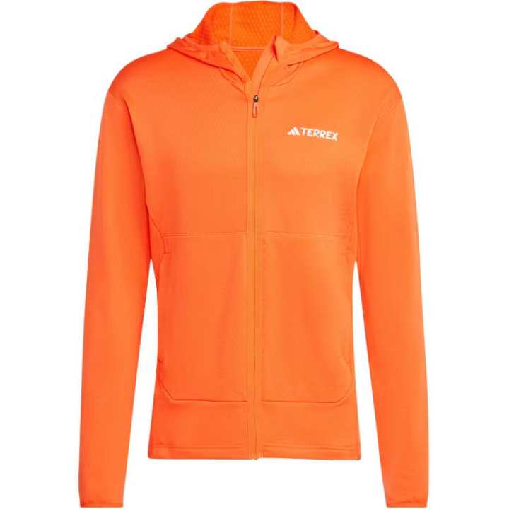 Adidas Adidas TERREX XPERIOR LIGHT FLEECE HOODED JACKET Jackets & Coats Men's Orange