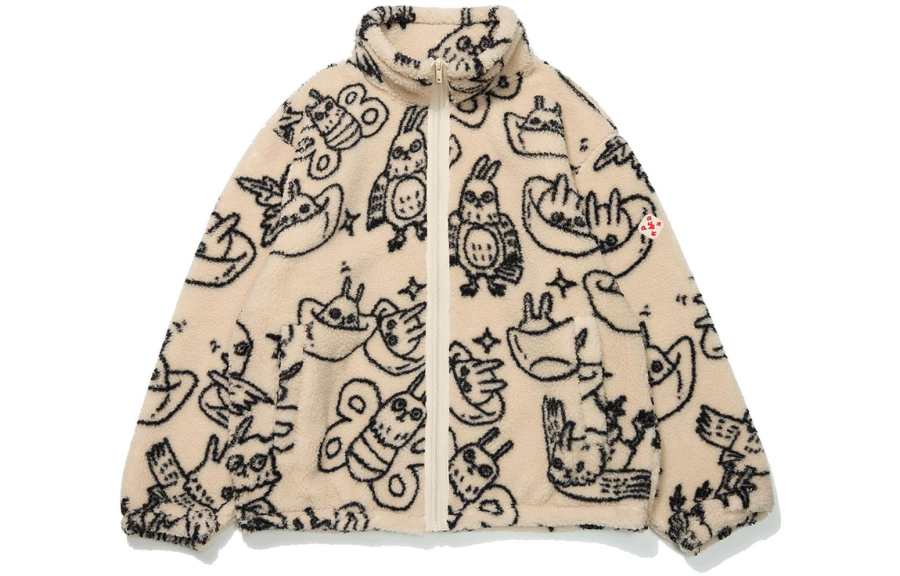 Li-Ning Li Ning Sports Life Collection Jacket Unisex Moonlight Gray Full Print