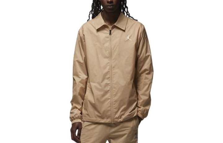 Jordan Jordan Flight MVP Jackets Men's Khaki Lapel Moderate Other