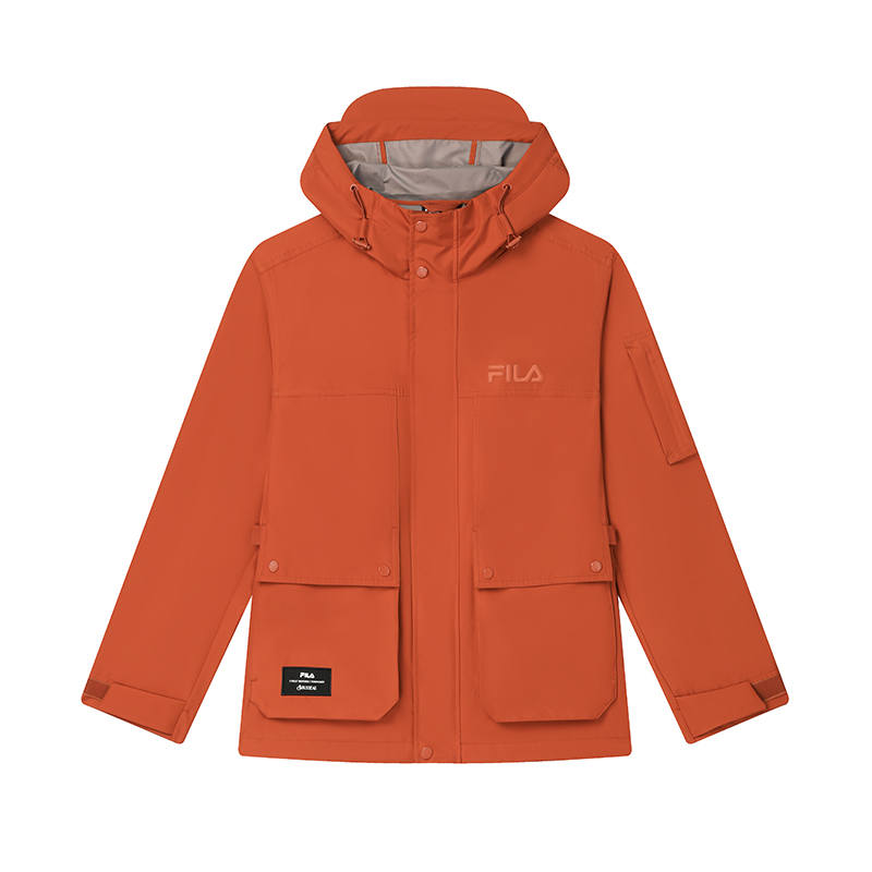 FILA Heritage Windbreaker Jacket Men's Light Rusty Red