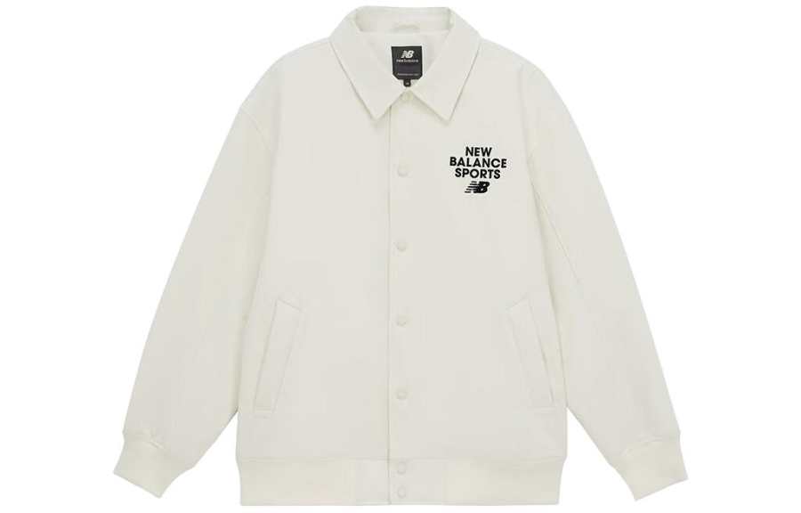New Balance New Balance Puffer Jackets Unisex White Lapel Moderate Other