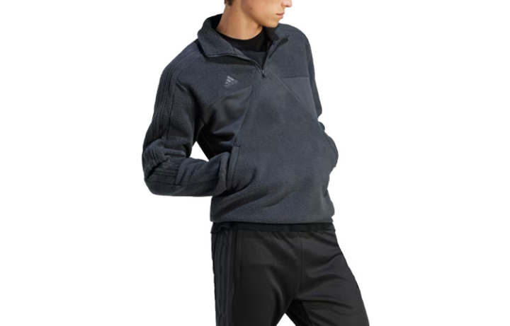 Adidas Adidas Jackets Men's Gray Stand Collar Moderate Other