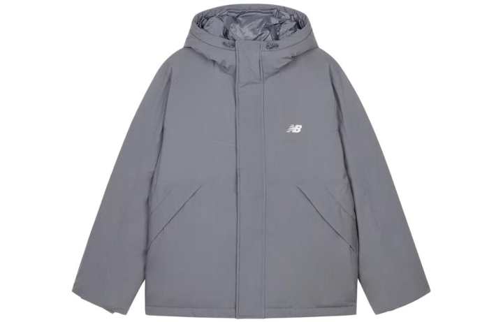 New Balance New Balance Down Jackets Men's Gray Hooded Moderate Other