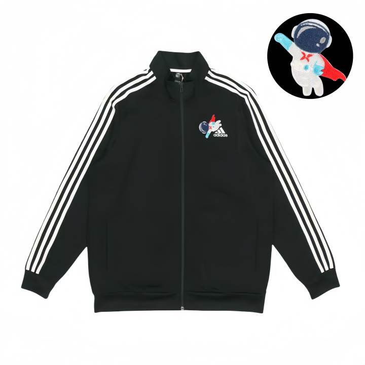 Adidas Adidas Jackets Unisex Black Stand Collar Moderate Pilot