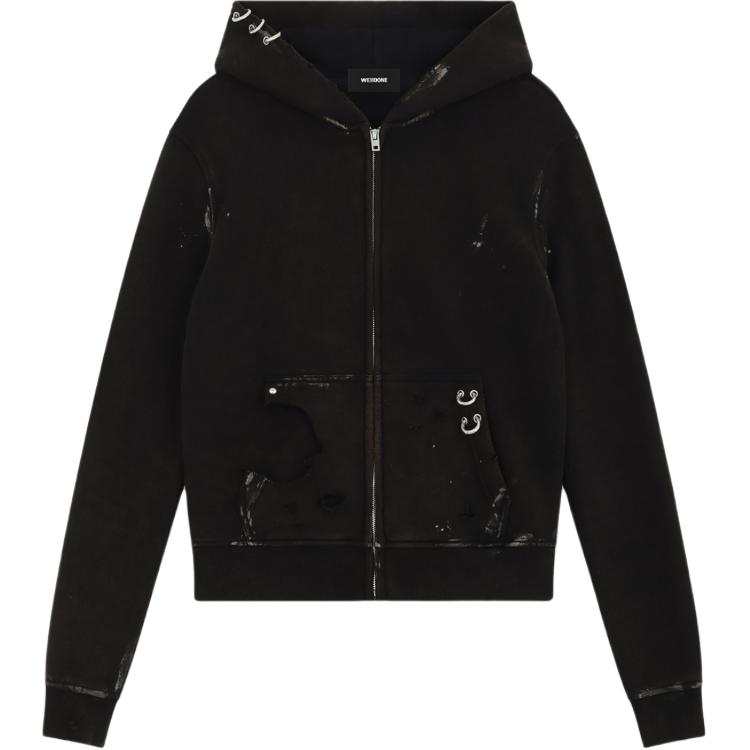 WE11DONE WE11DONE Ripped detailing Hoodie