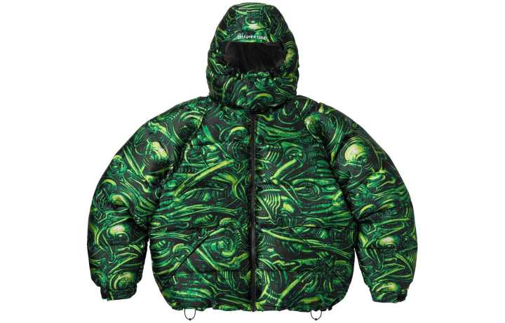 Supreme Supreme H.R. Giger Jacquard Down Puffer Jacket